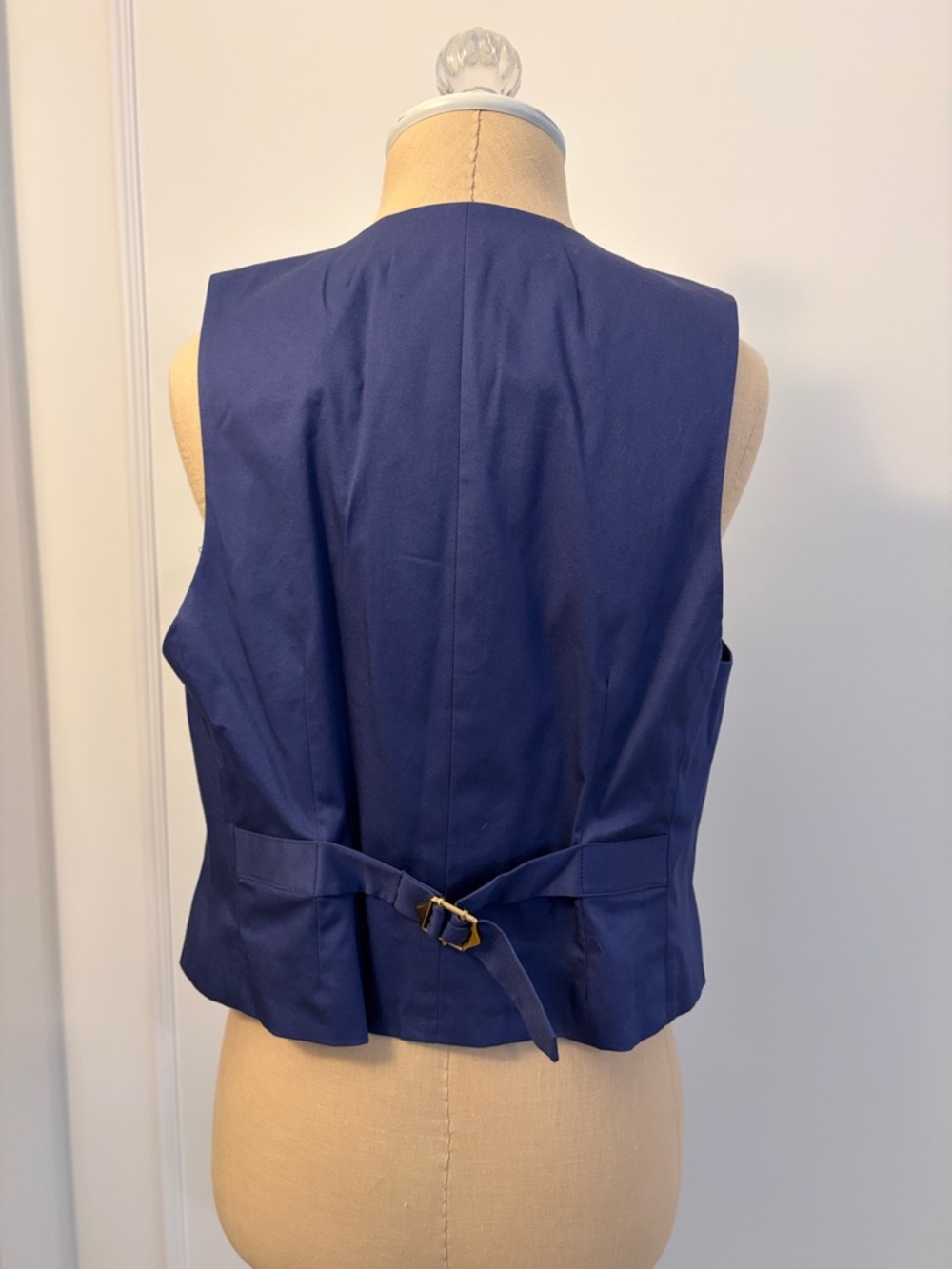Super Cute J.Crew Navy/Indigo Vest, 6, NWT - Picture 3 of 7